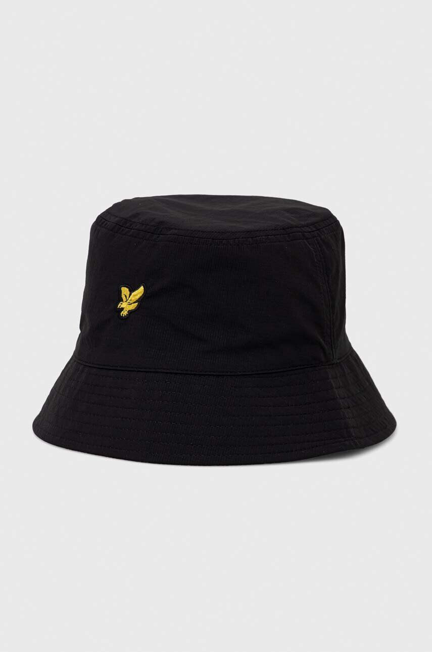 Lyle & Scott Dvostranski klobuk črna barva - Pepit.si