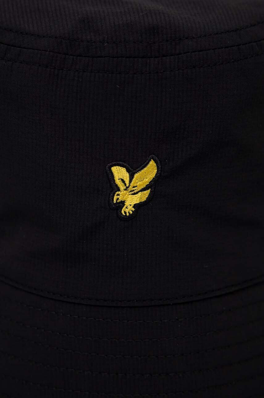 Lyle & Scott Dvostranski klobuk črna barva - Pepit.si