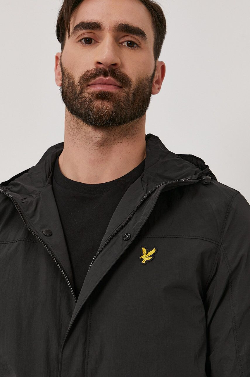 Lyle & Scott Jakna moška črna barva - Pepit.si