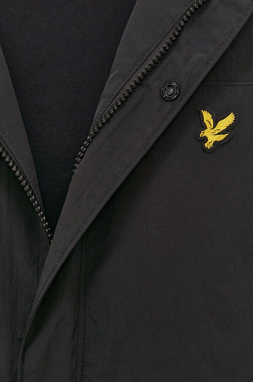 Lyle & Scott Jakna moška črna barva - Pepit.si