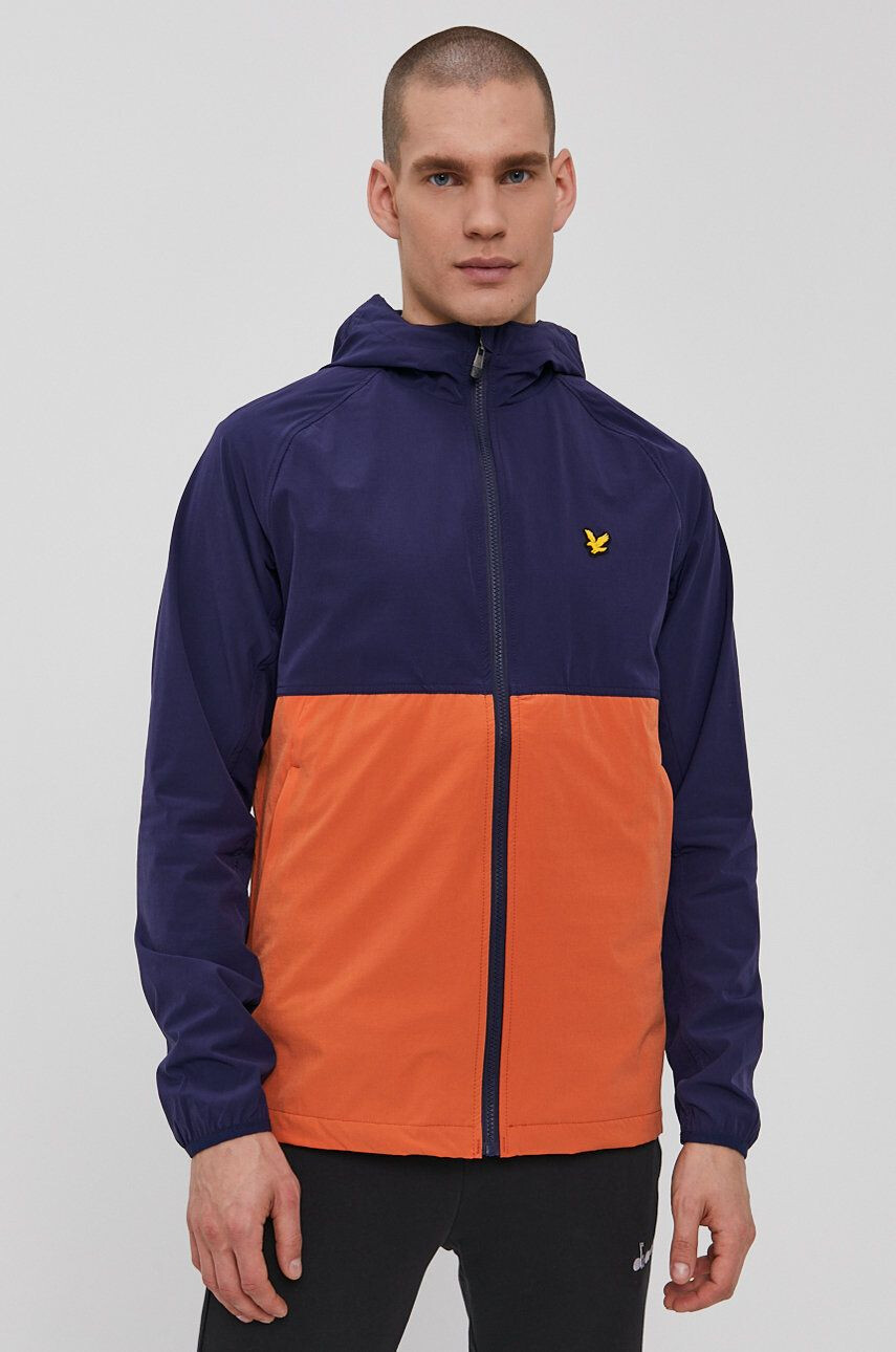 Lyle & Scott Jakna moška mornarsko modra barva - Pepit.si