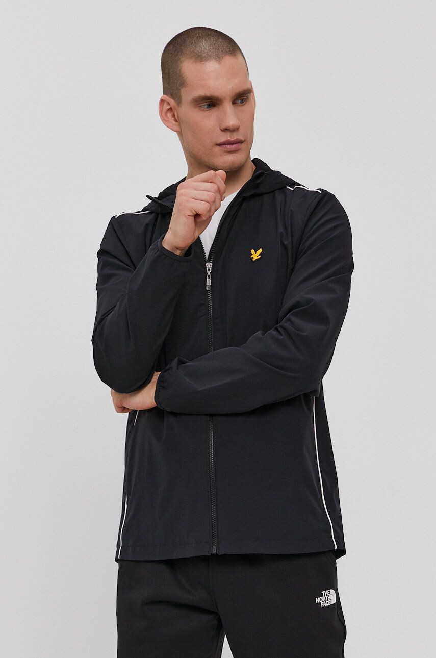 Lyle & Scott Jakna moška črna barva - Pepit.si