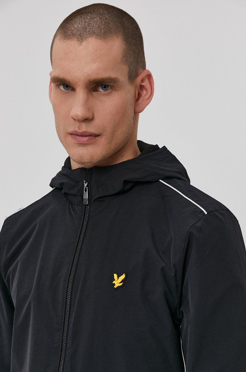 Lyle & Scott Jakna moška črna barva - Pepit.si