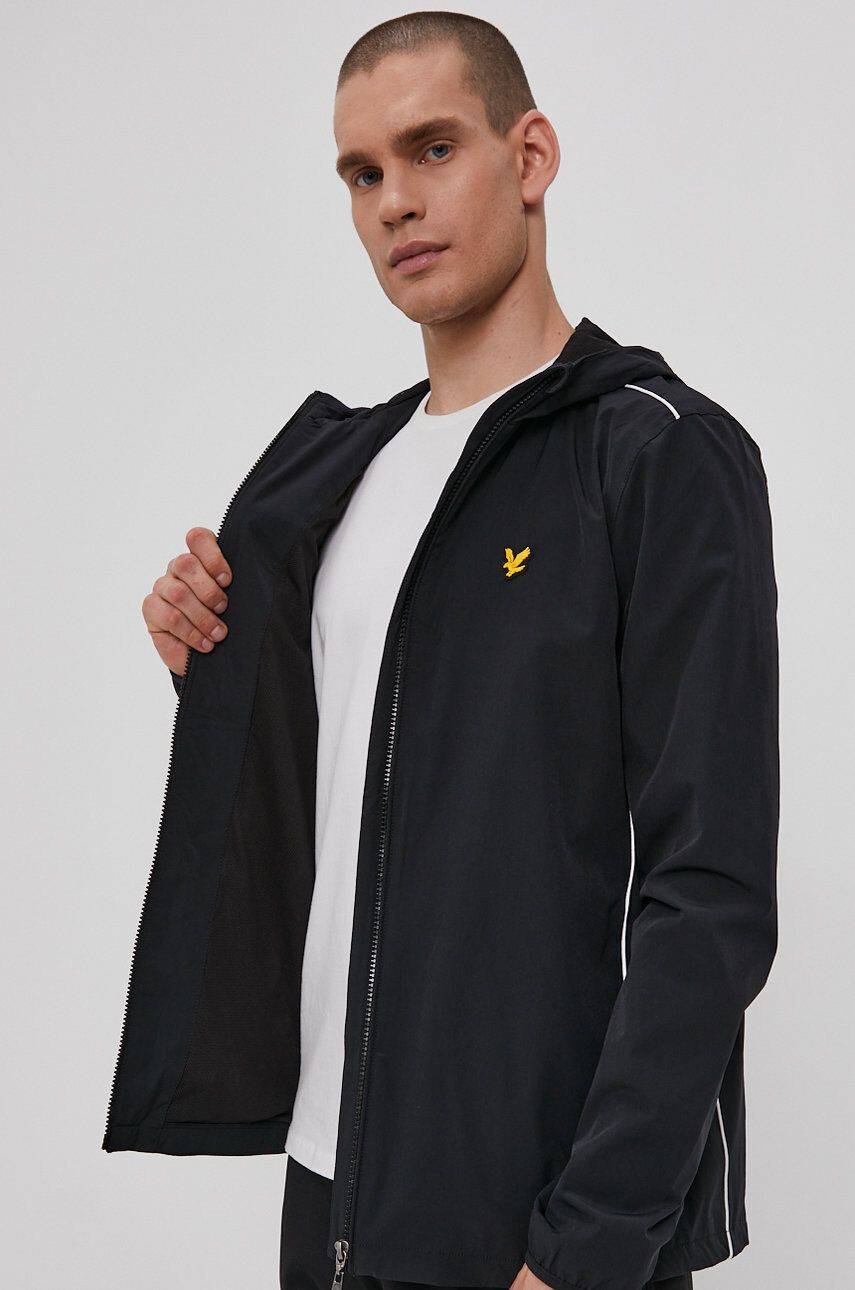 Lyle & Scott Jakna moška črna barva - Pepit.si