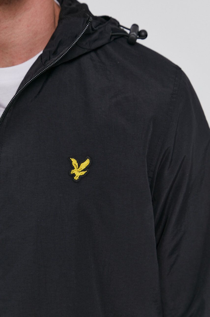 Lyle & Scott Jakna moška črna barva - Pepit.si