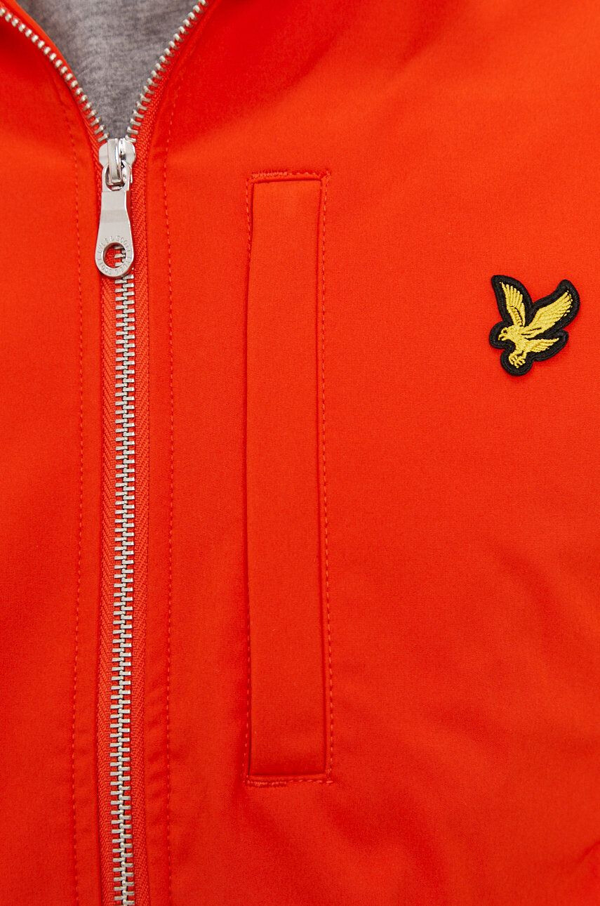 Lyle & Scott Jakna moška oranžna barva - Pepit.si