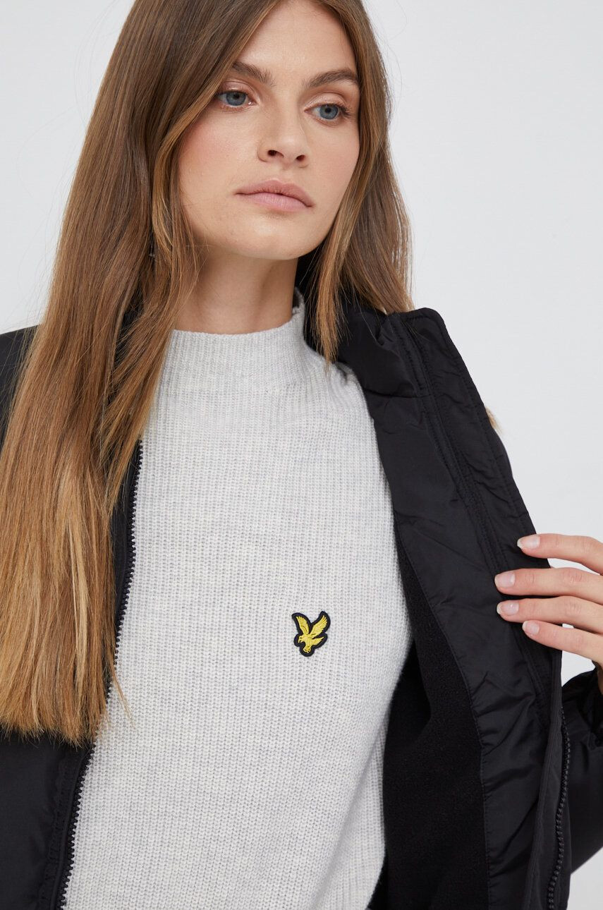 Lyle & Scott Jakna moška zelena barva - Pepit.si