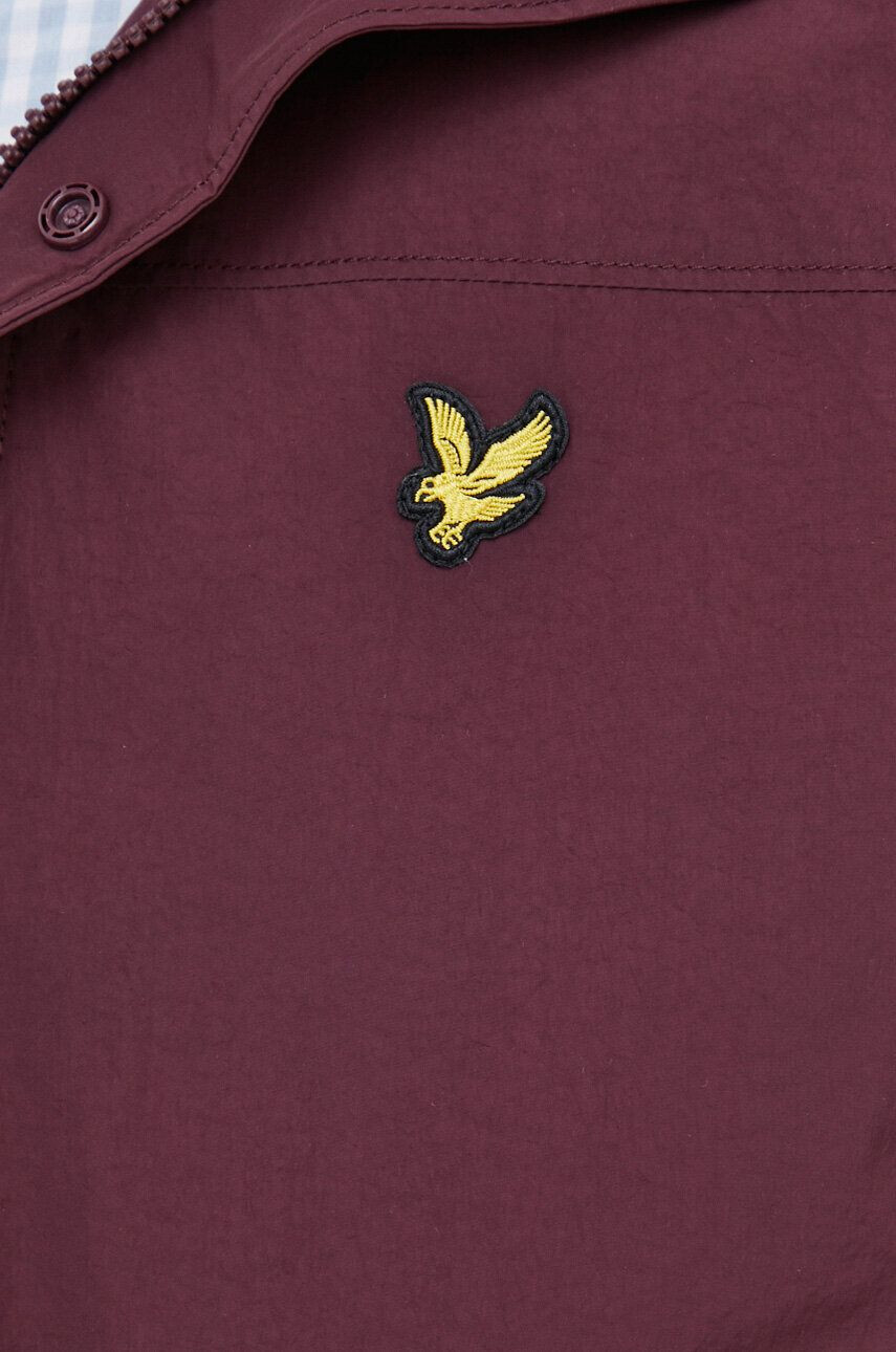 Lyle & Scott Jakna moška vijolična barva - Pepit.si