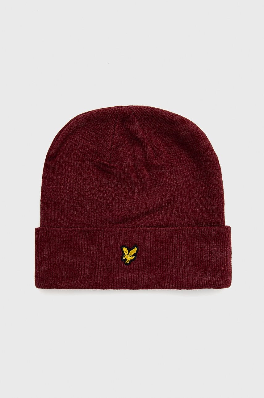 Lyle & Scott Kapa bordo barva - Pepit.si