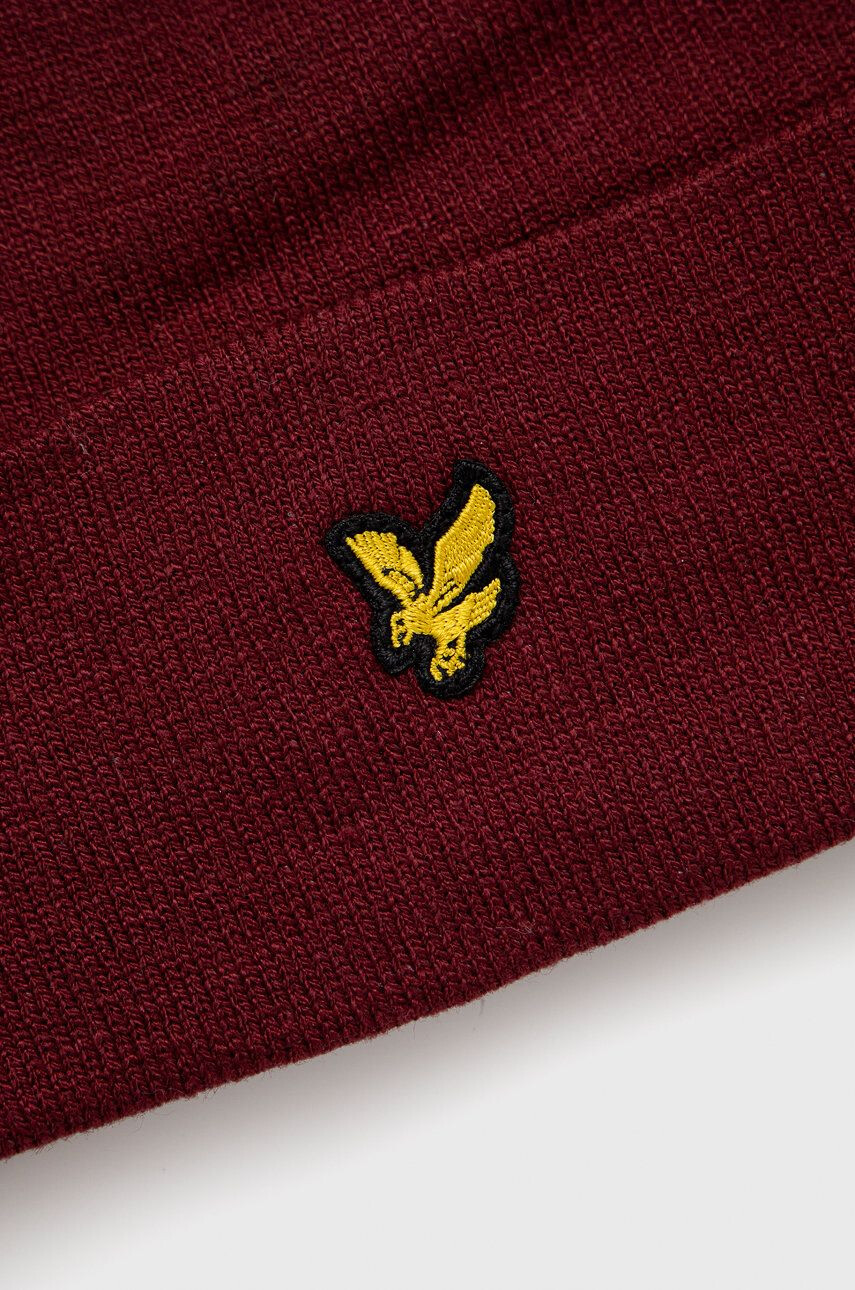 Lyle & Scott Kapa bordo barva - Pepit.si