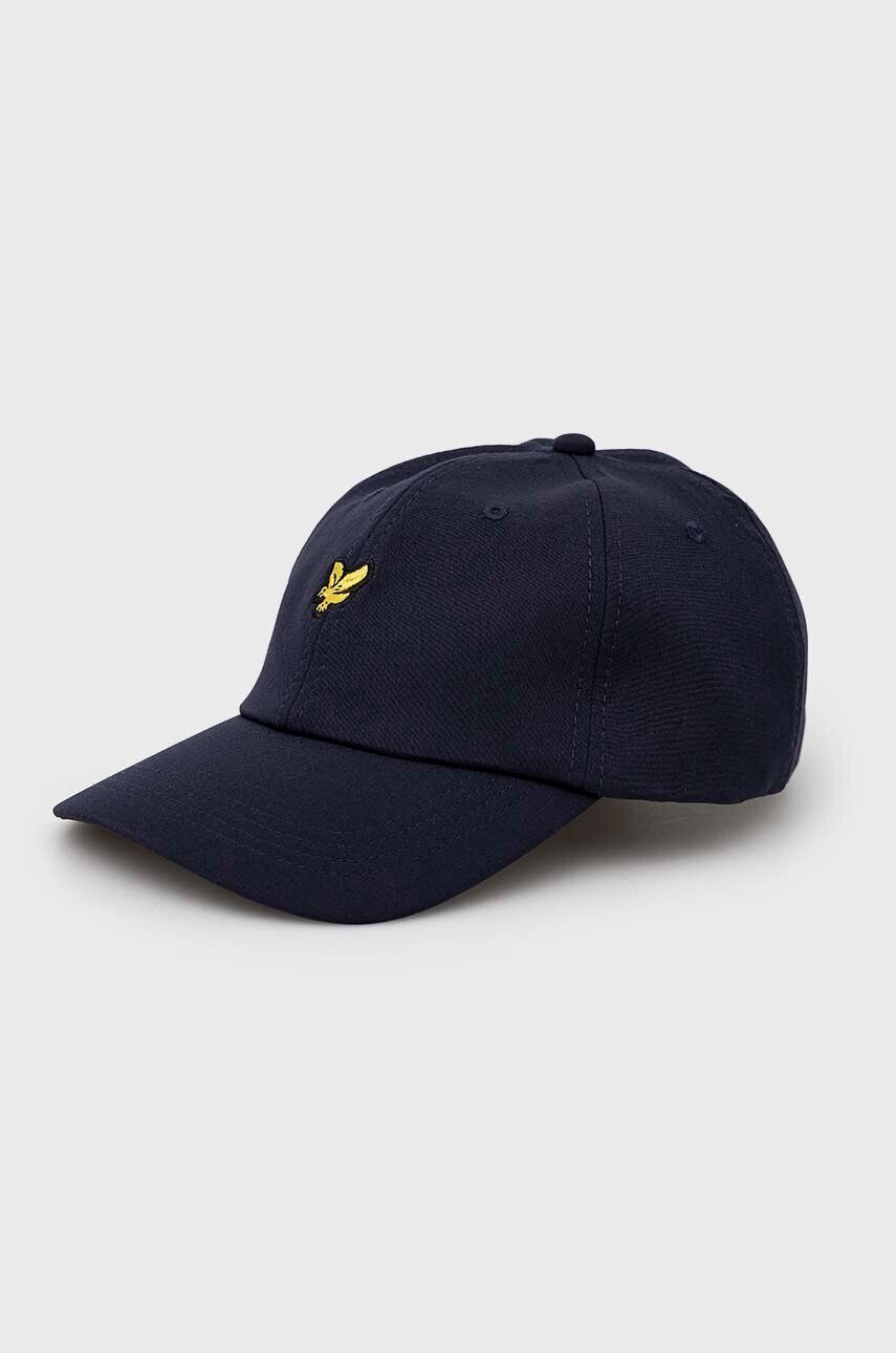 Lyle & Scott Kapa s šiltom mornarsko modra barva - Pepit.si