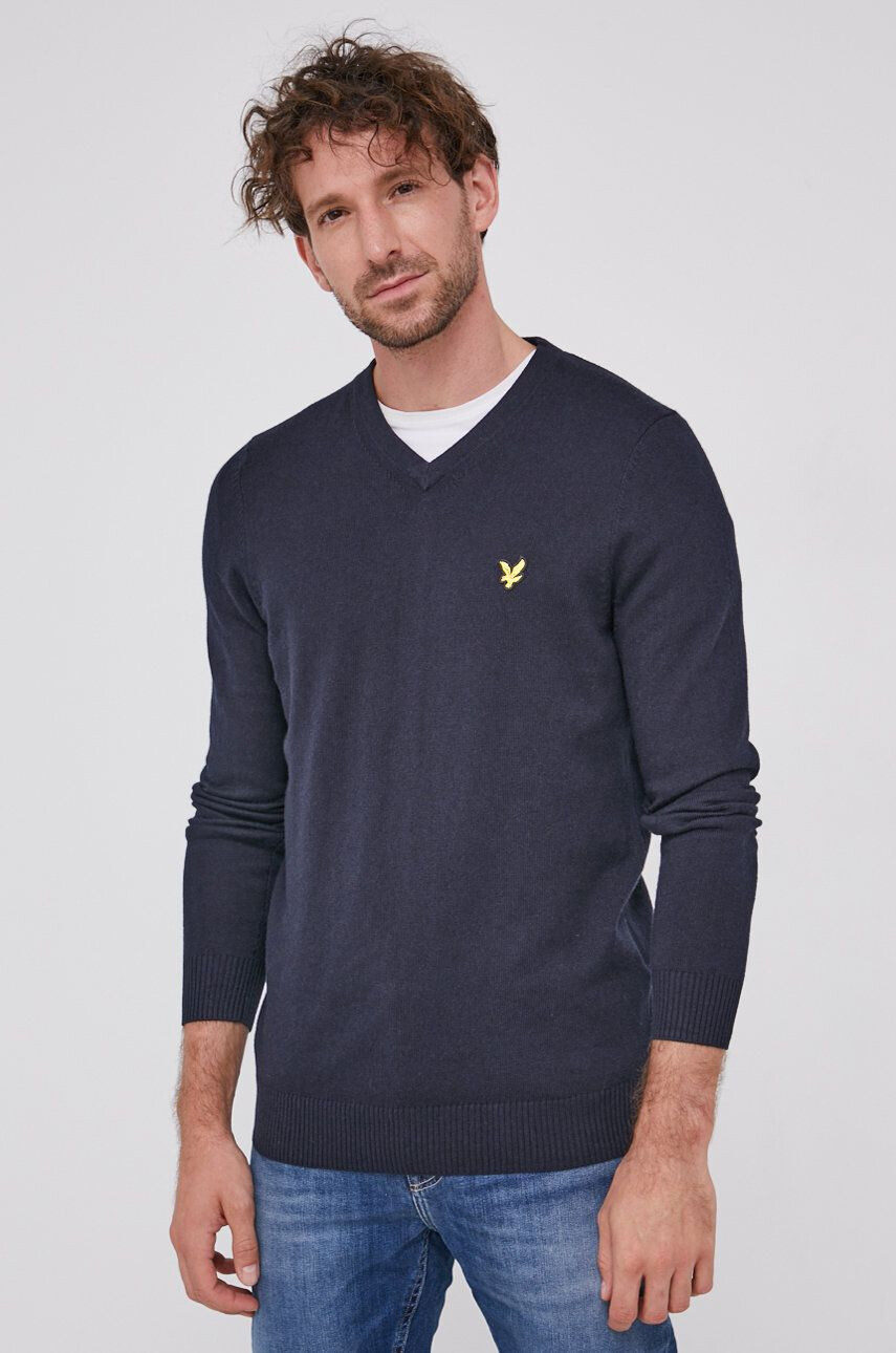 Lyle & Scott pulover s primesjo volne - Pepit.si