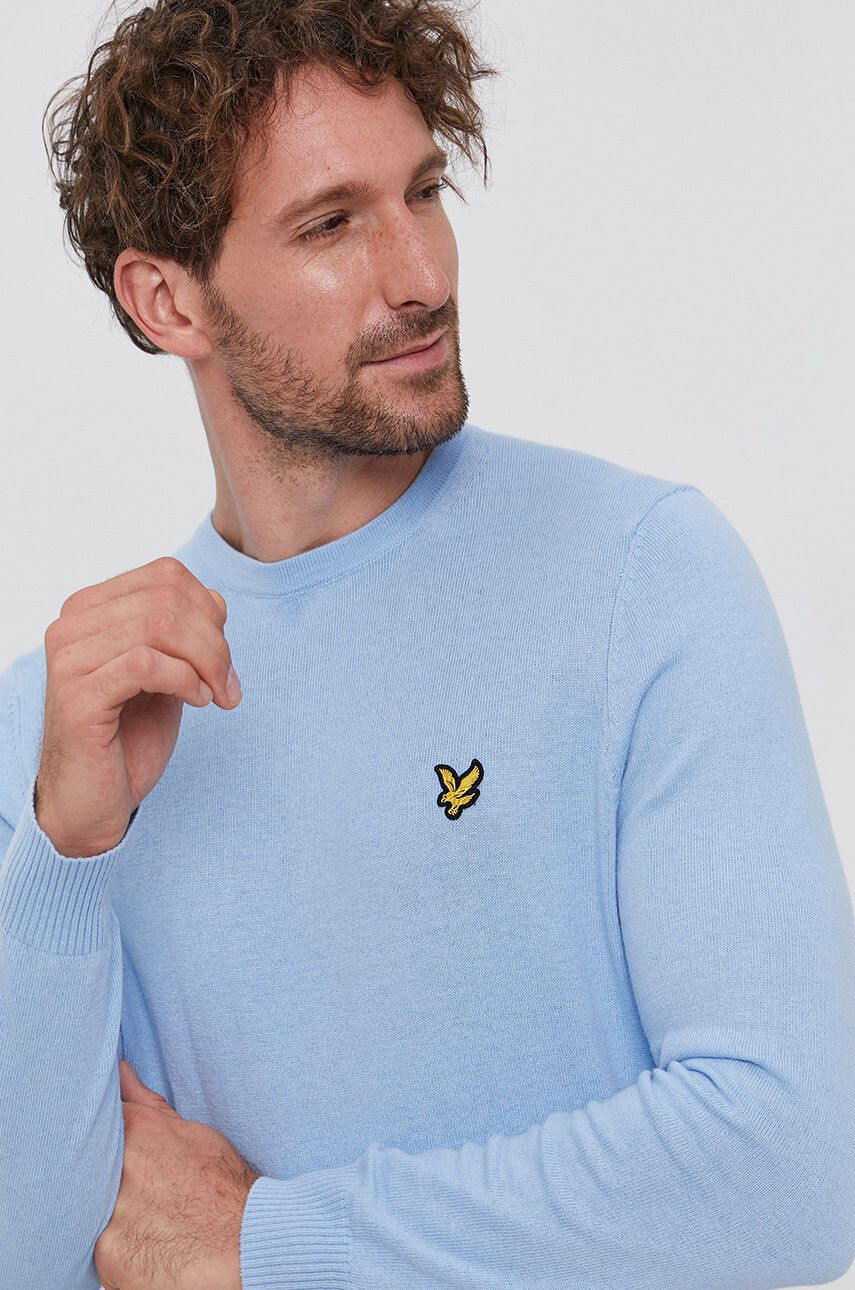 Lyle & Scott pulover s primesjo volne - Pepit.si