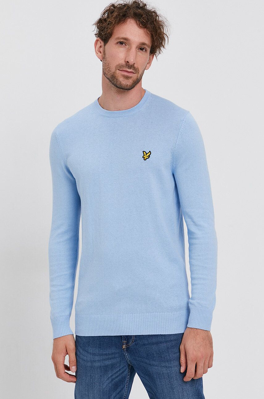 Lyle & Scott pulover s primesjo volne - Pepit.si