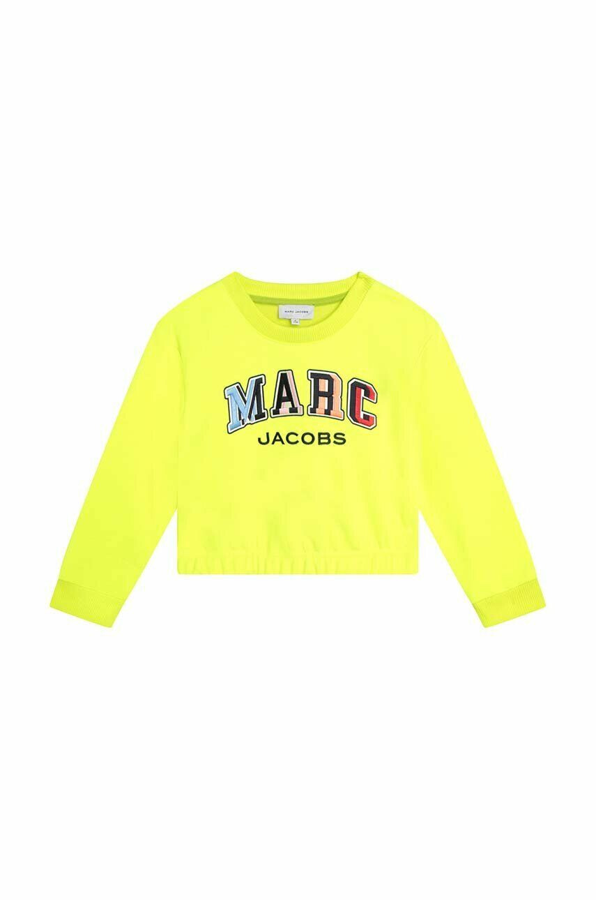 Marc Jacobs Otroška mikica zelena barva - Pepit.si