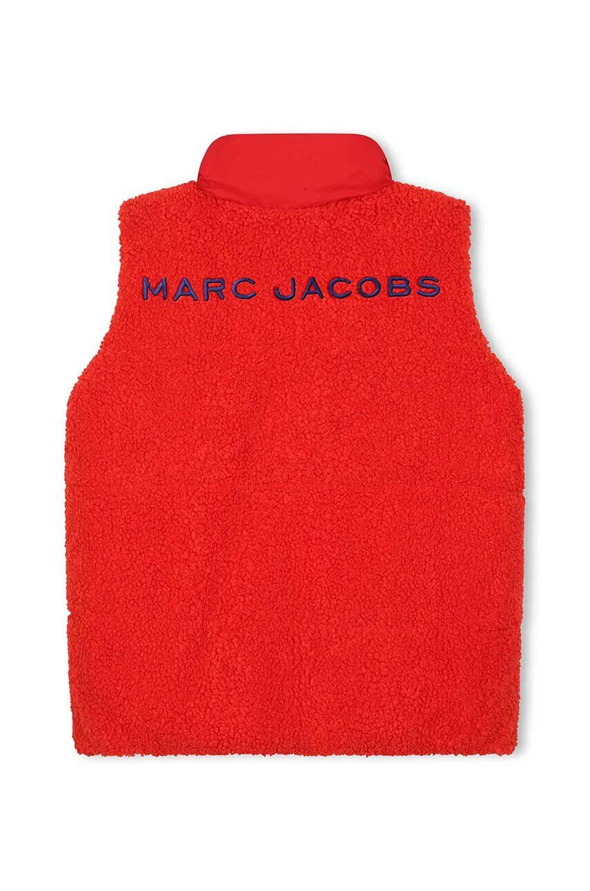 Marc Jacobs Otroški dvostranski brezrokavnik rdeča barva - Pepit.si