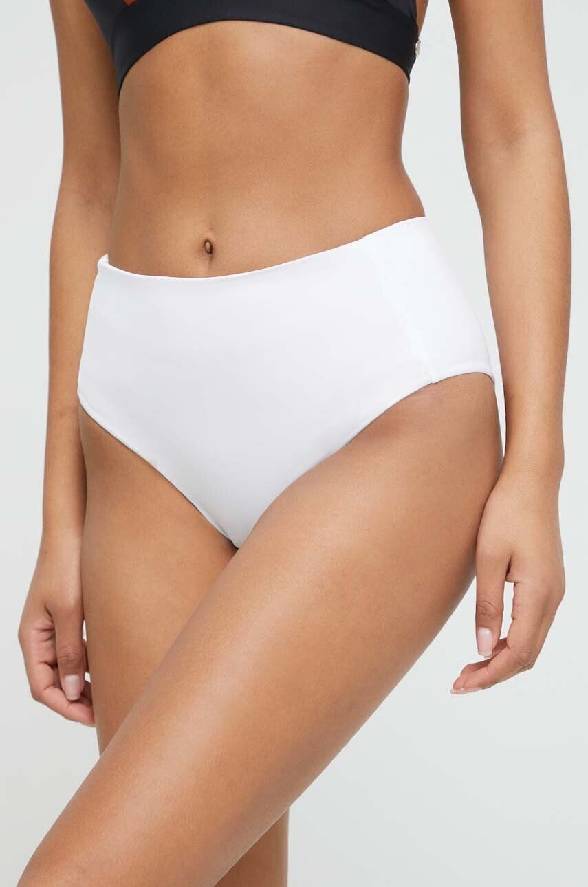 Max Mara Beachwear Spodnji del kopalk bela barva - Pepit.si