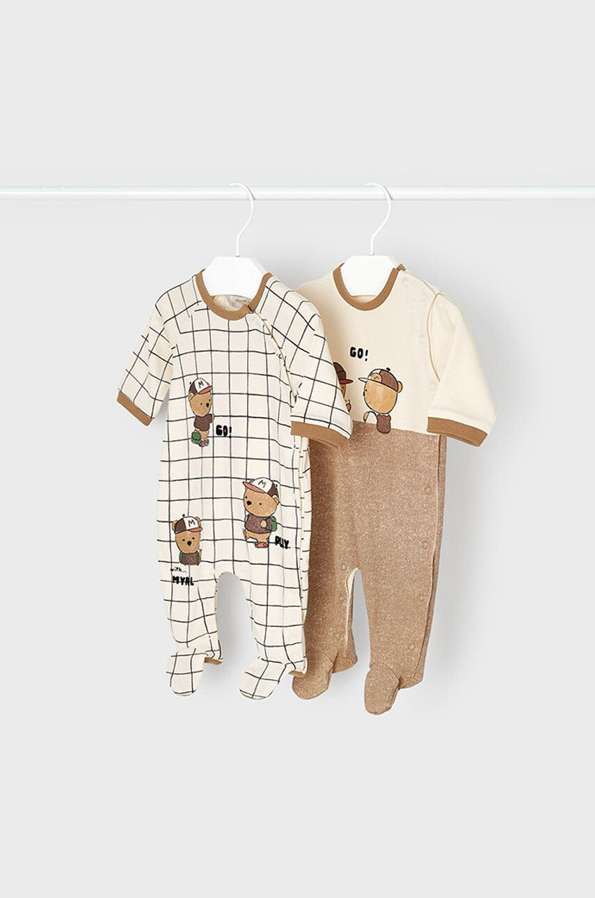 Mayoral Newborn pajac za dojenčka (2-pack) - Pepit.si