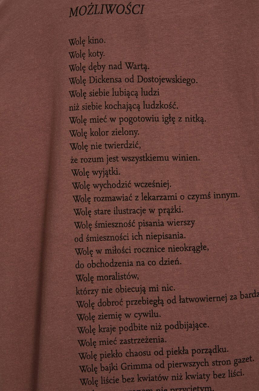 Medicine Bombažna majica Wisława Szymborska - Pepit.si