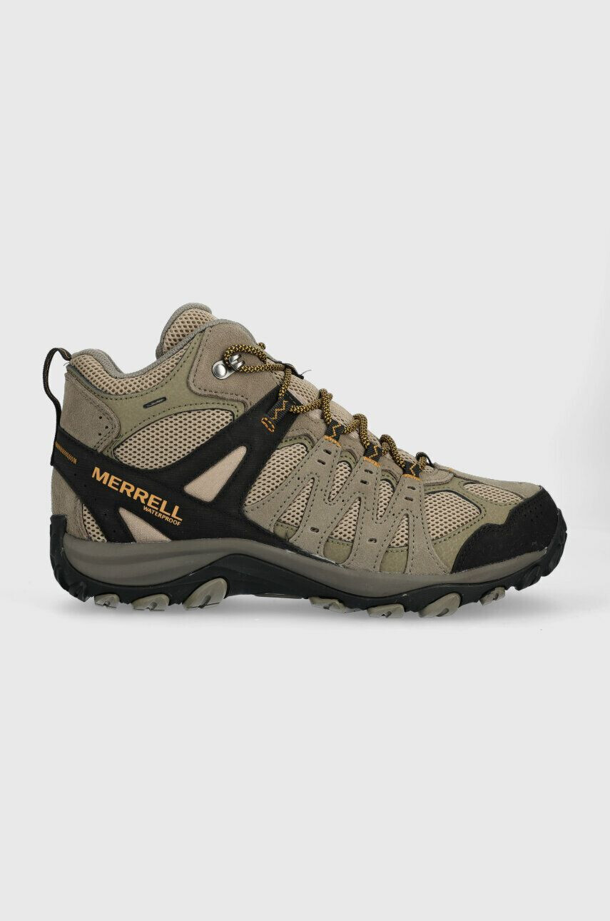 Merrell Čevlji Accentor 3 Mid Waterproof moški bež barva - Pepit.si