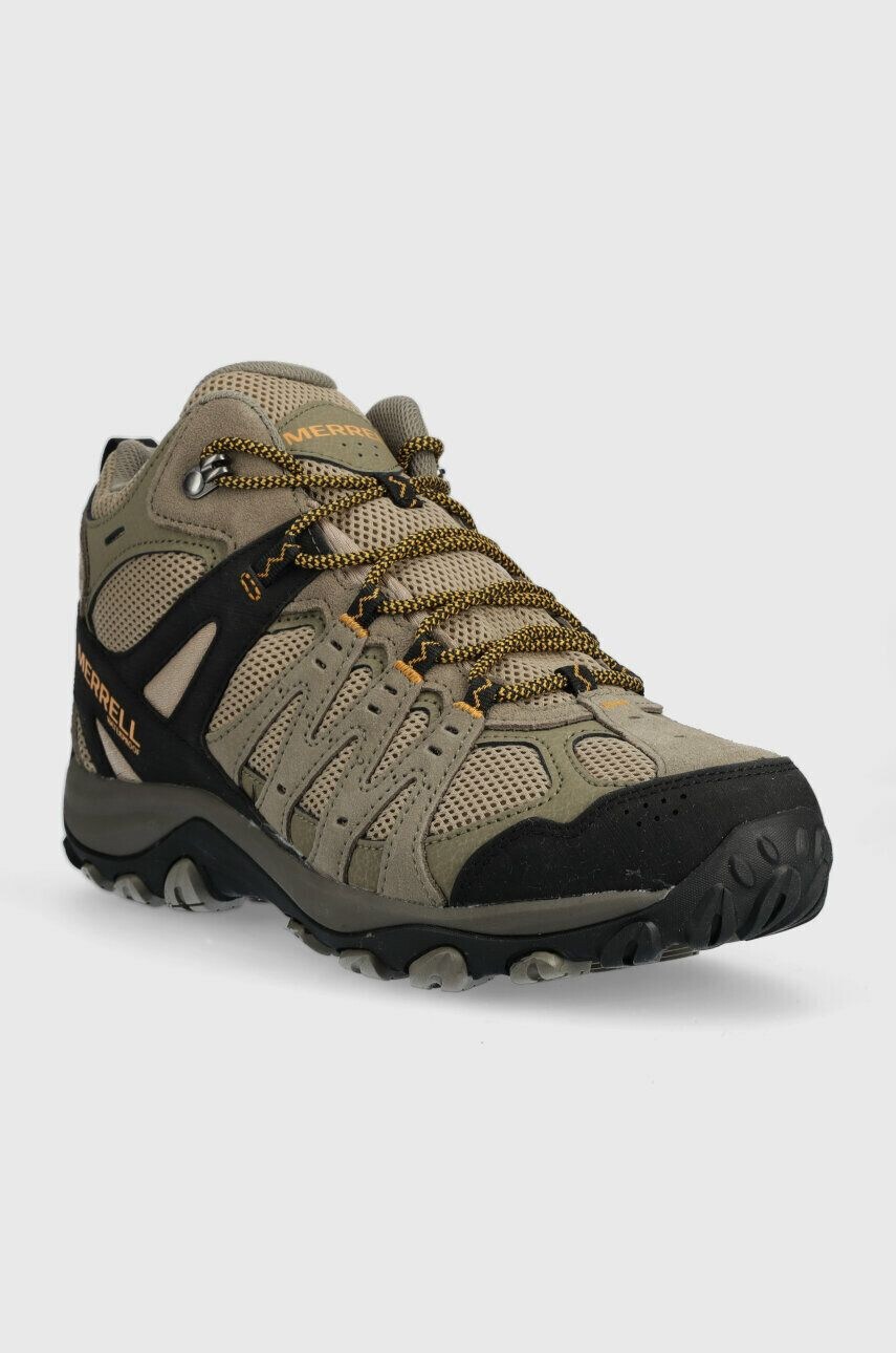 Merrell Čevlji Accentor 3 Mid Waterproof moški bež barva - Pepit.si