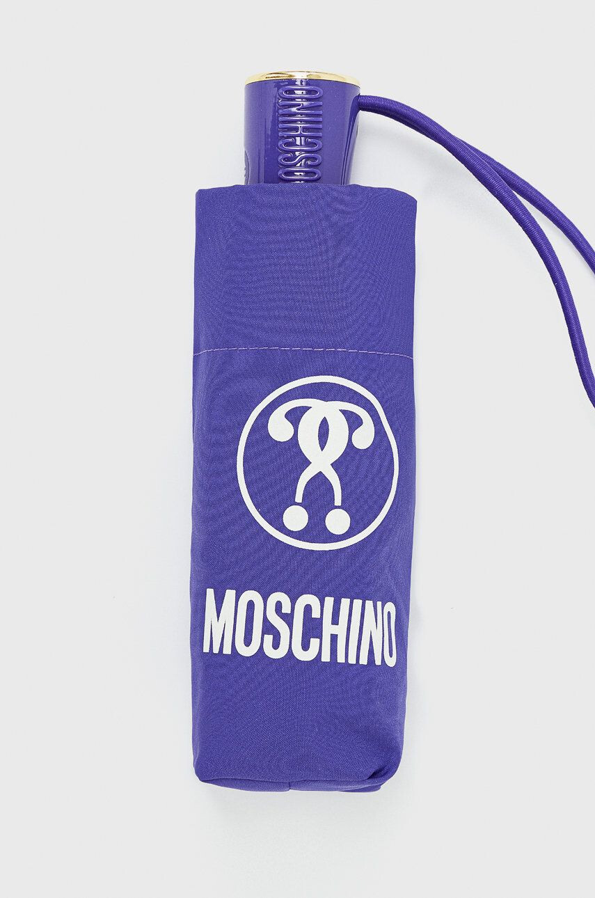 Moschino Dežnik vijolična barva - Pepit.si