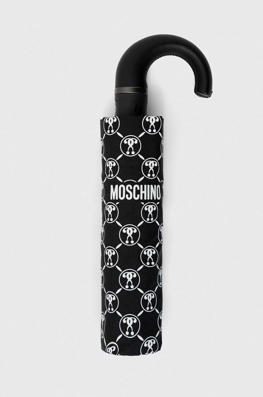 Moschino Dežnik črna barva - Pepit.si