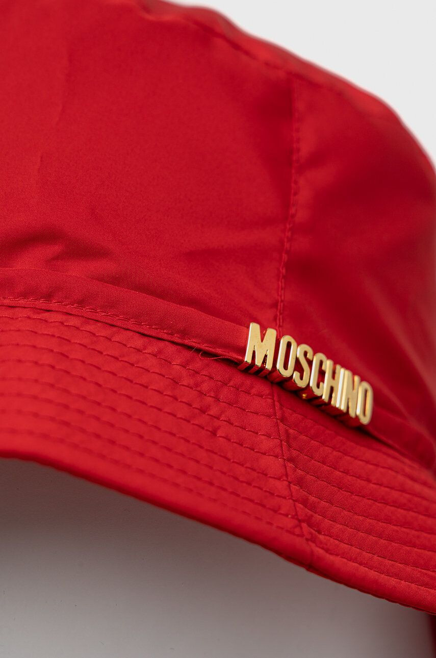 Moschino Klobuk rdeča barva - Pepit.si