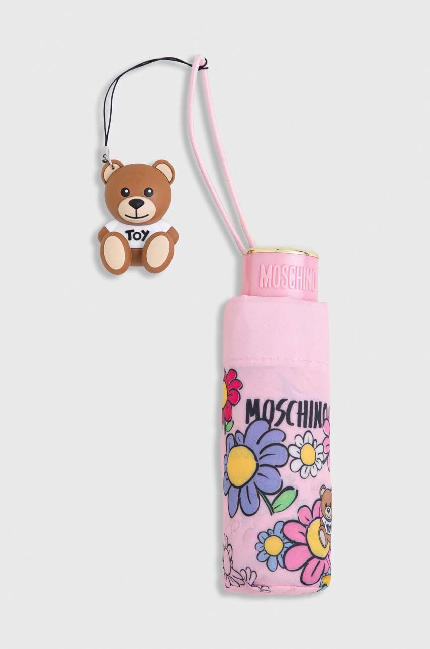 Moschino Otroški dežnik bež barva - Pepit.si