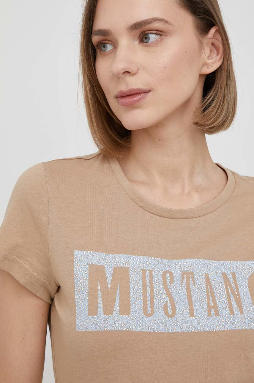 Mustang Bombažen t-shirt - Pepit.si