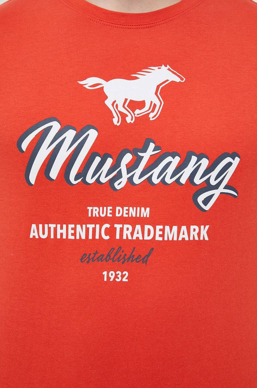 Mustang Bombažen t-shirt - Pepit.si