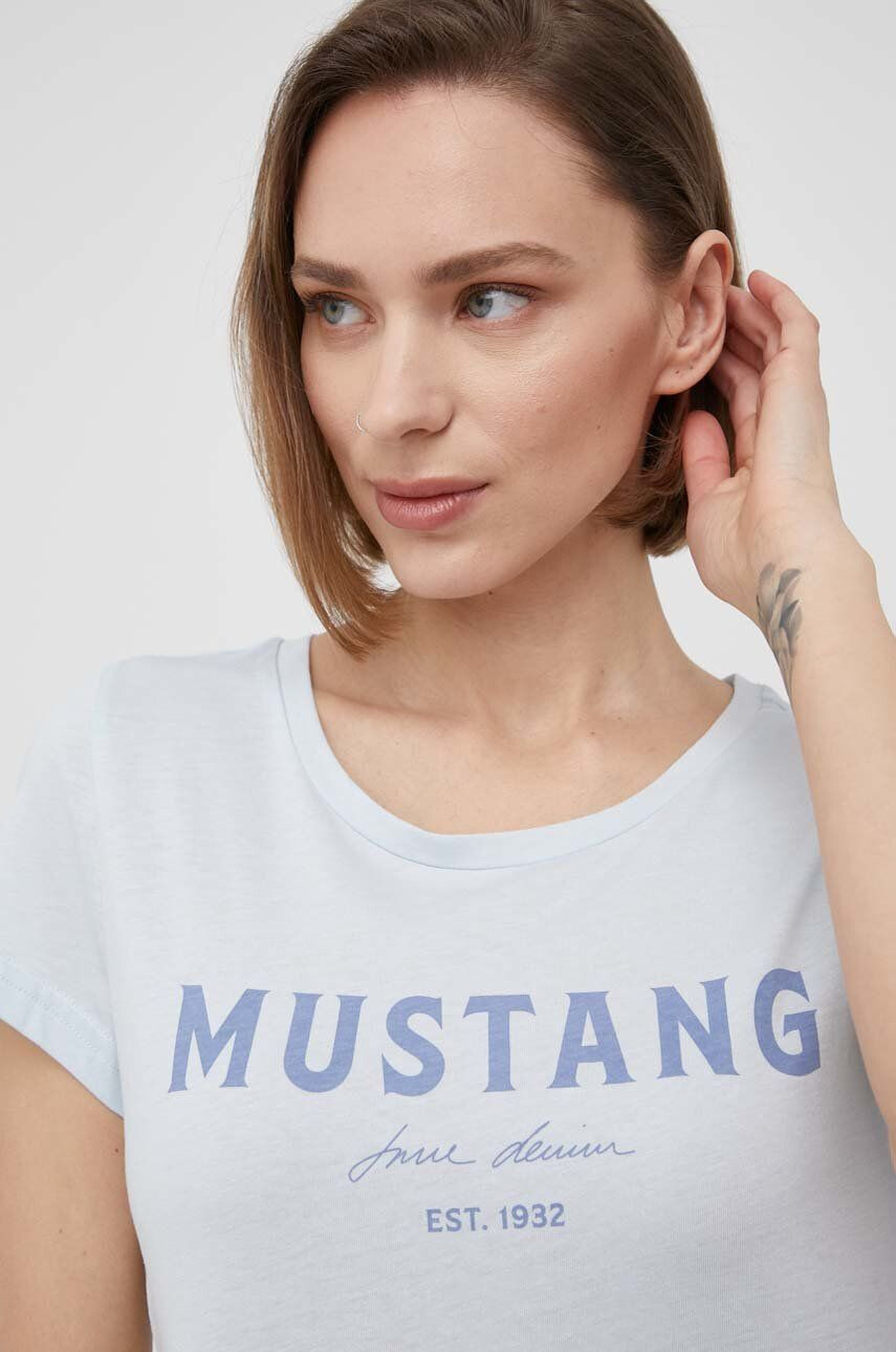 Mustang Bombažen t-shirt - Pepit.si