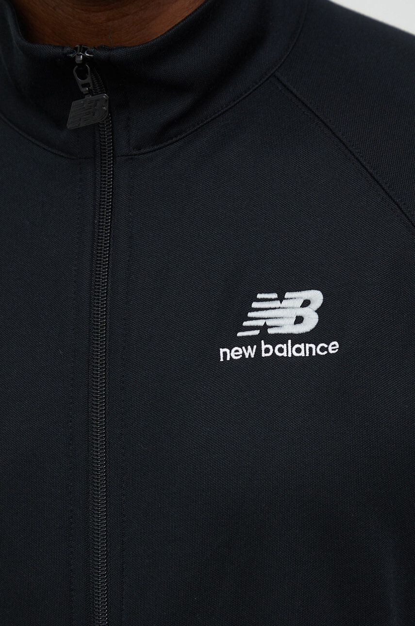 New Balance Bluza ženska črna barva - Pepit.si