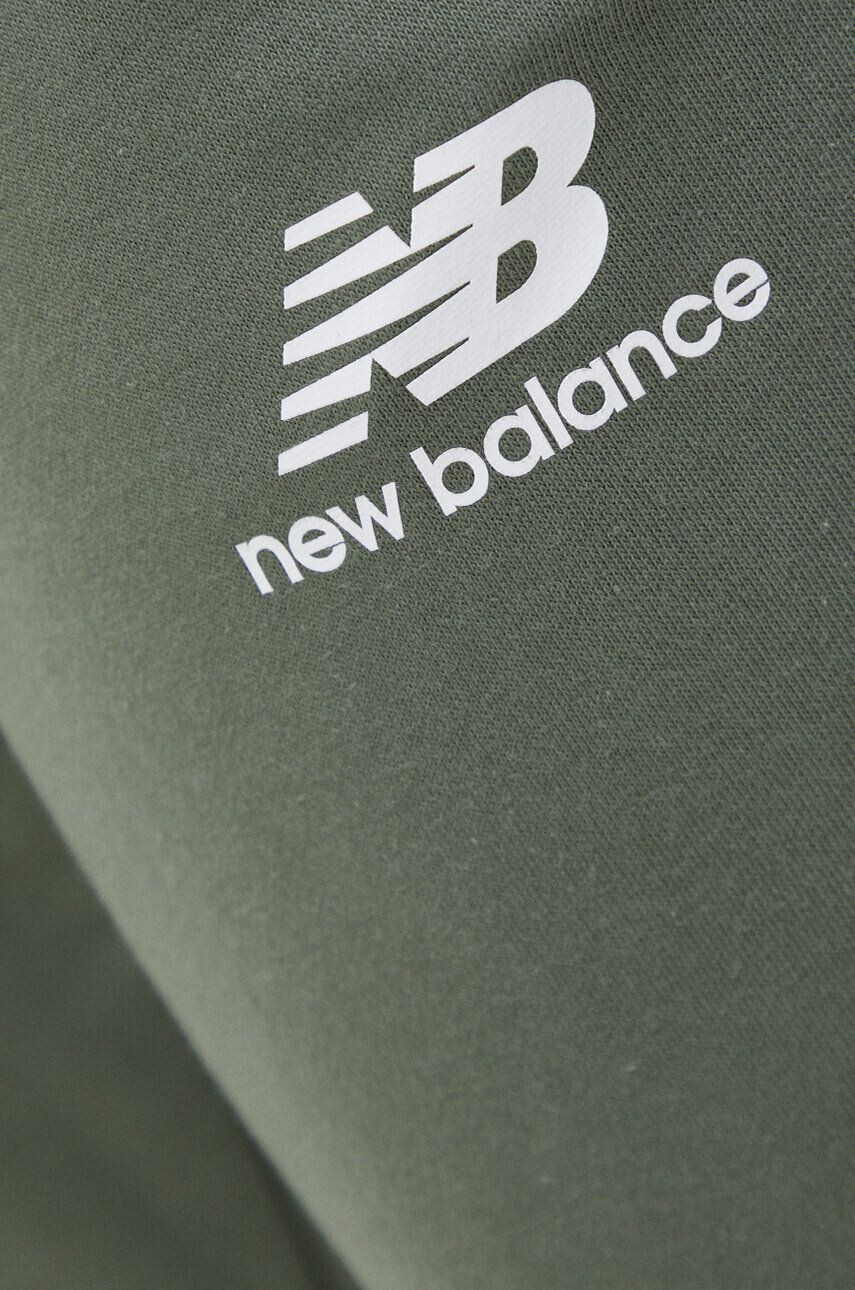 New Balance Spodnji del trenirke zelena barva - Pepit.si