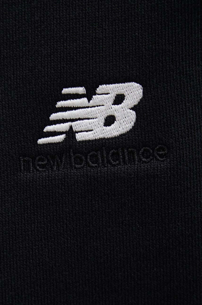 New Balance Spodnji del trenirke Athletics Remastered črna barva - Pepit.si