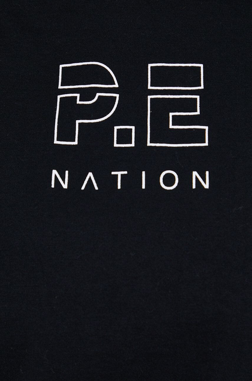 P.E Nation Bombažen top črna barva - Pepit.si