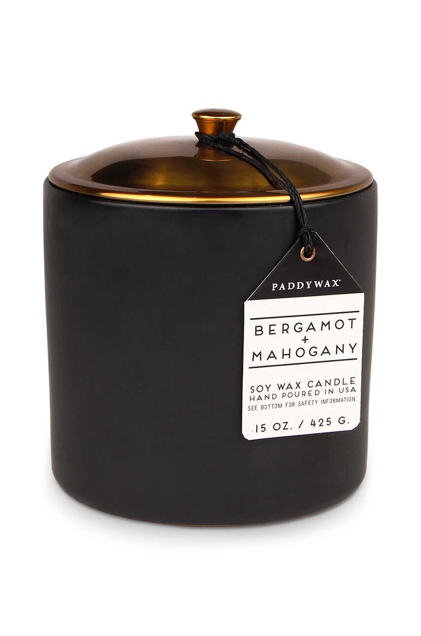 Paddywax Dišeča sojina sveča Bergamot & Mahogony 425 g - Pepit.si