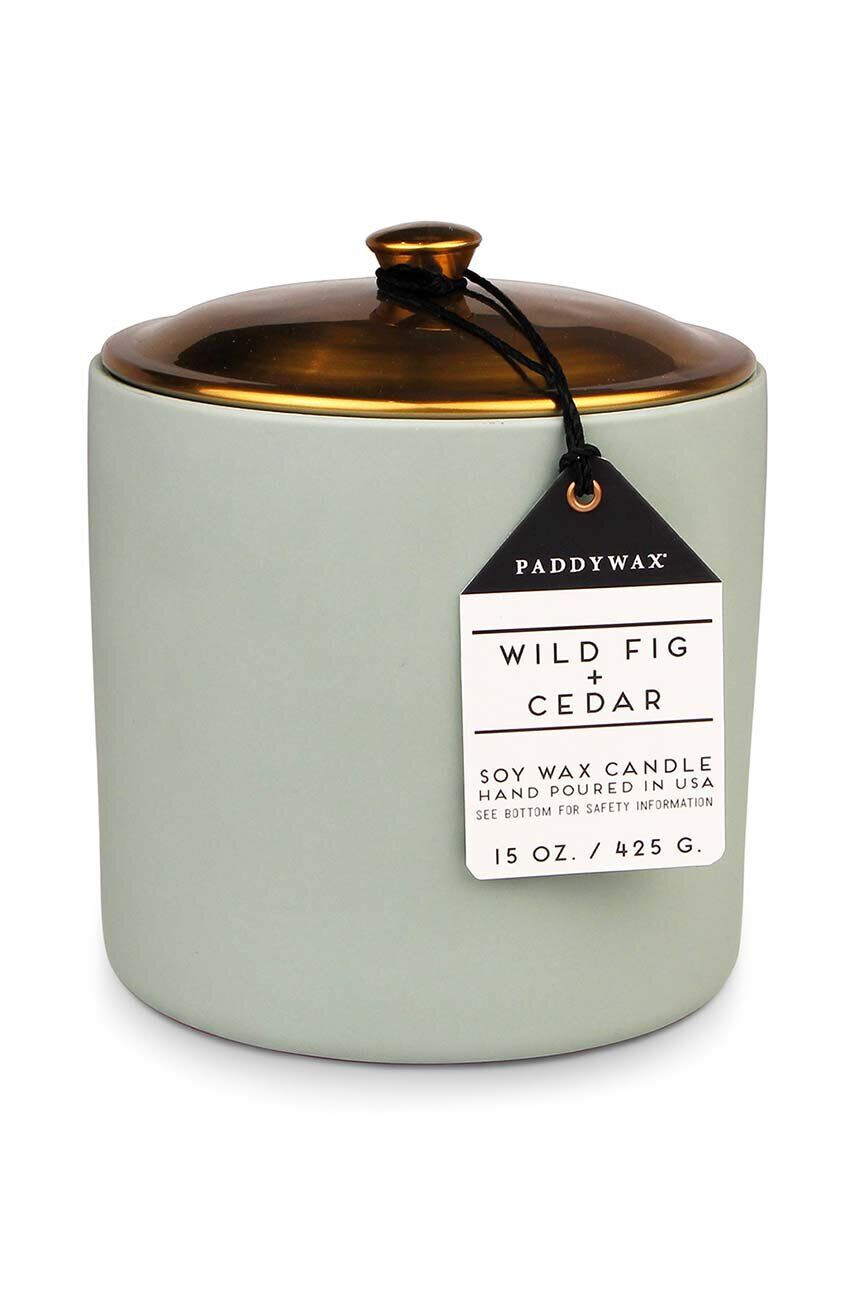 Paddywax Dišeča sojina sveča Wild Fig & Cedar 425 g - Pepit.si