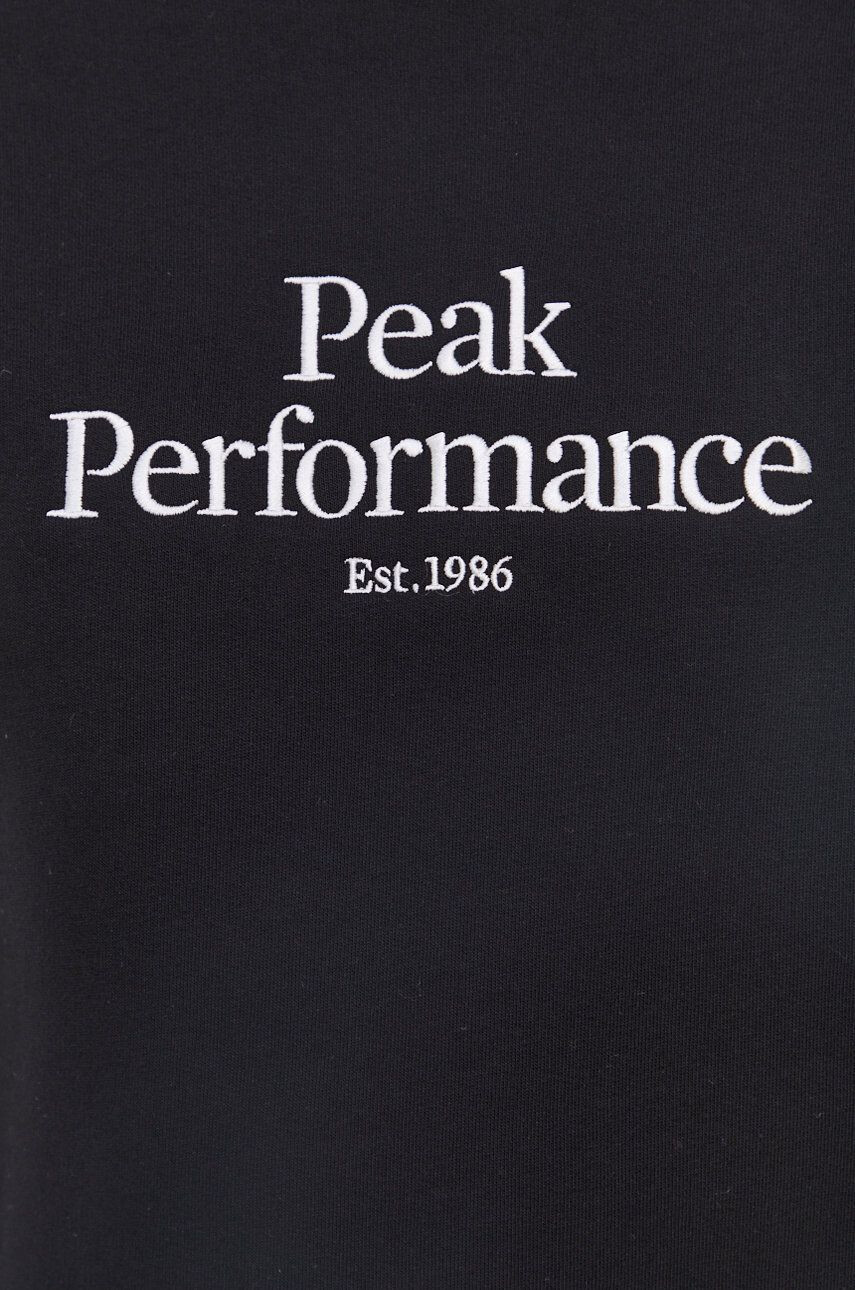 Peak Performance Bluza ženska črna barva - Pepit.si