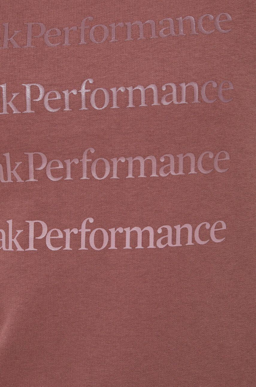 Peak Performance Bluza ženska roza barva - Pepit.si