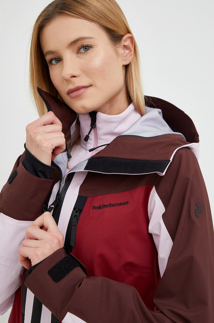 Peak Performance Jakna Gravity Gore-Tex bordo barva - Pepit.si