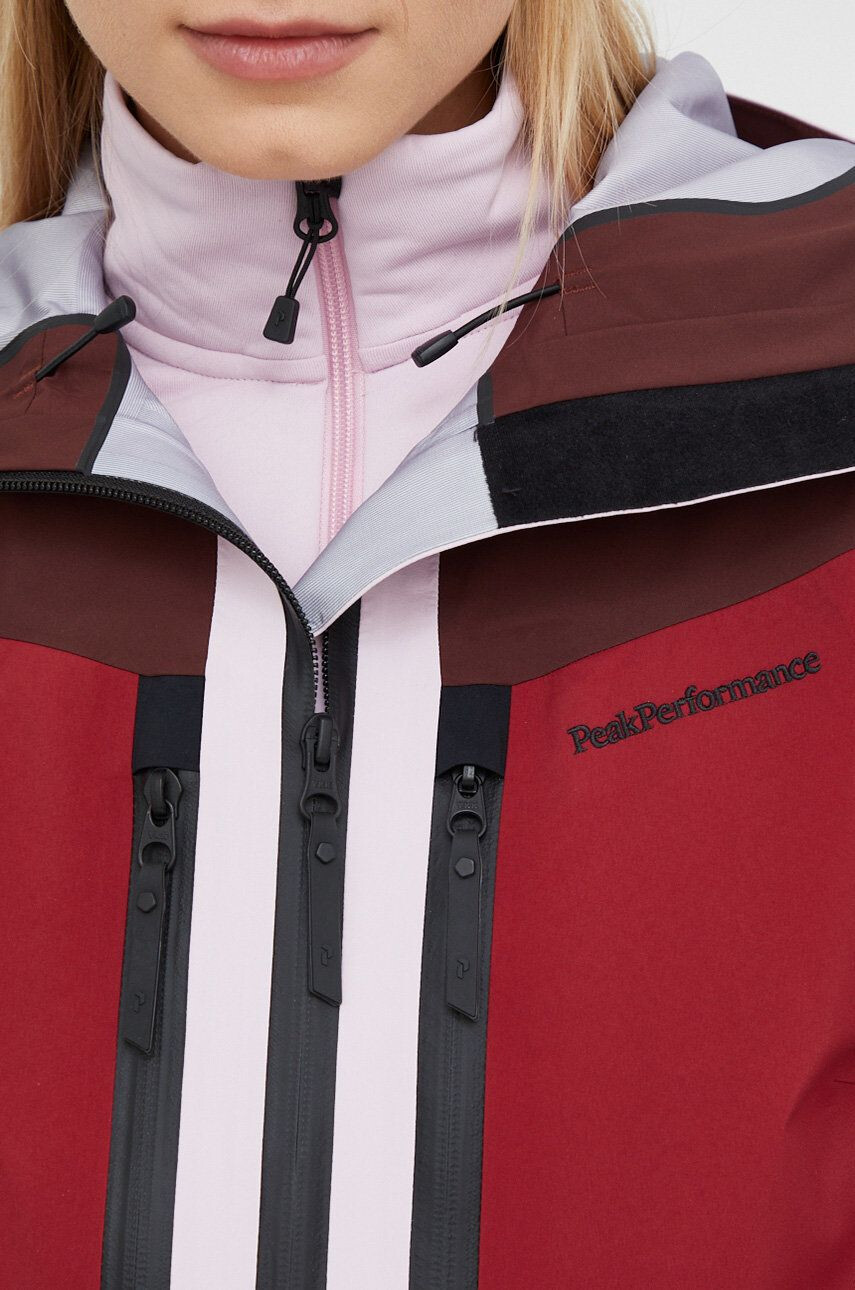 Peak Performance Jakna Gravity Gore-Tex bordo barva - Pepit.si