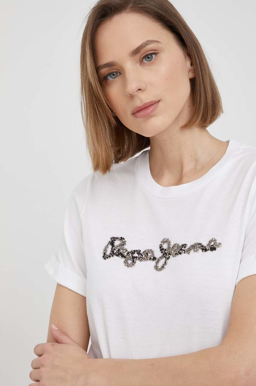 Pepe Jeans Bombažen t-shirt Babette - Pepit.si