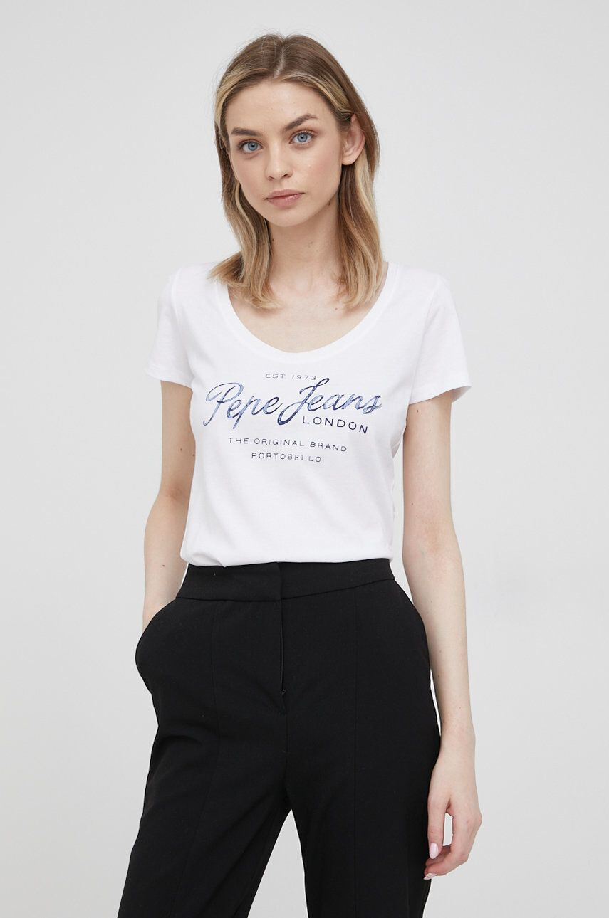 Pepe Jeans Bombažen t-shirt Baia - Pepit.si