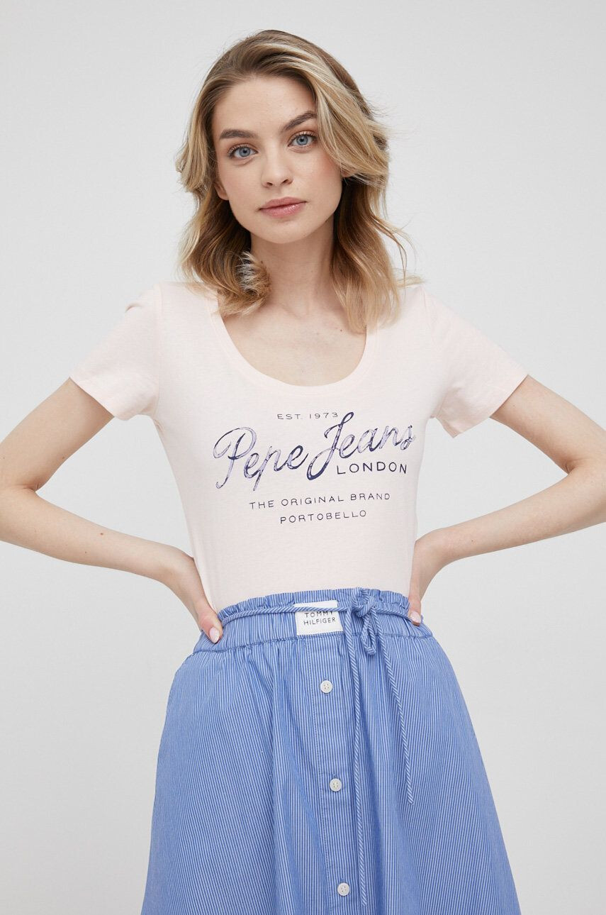 Pepe Jeans Bombažen t-shirt Baia - Pepit.si