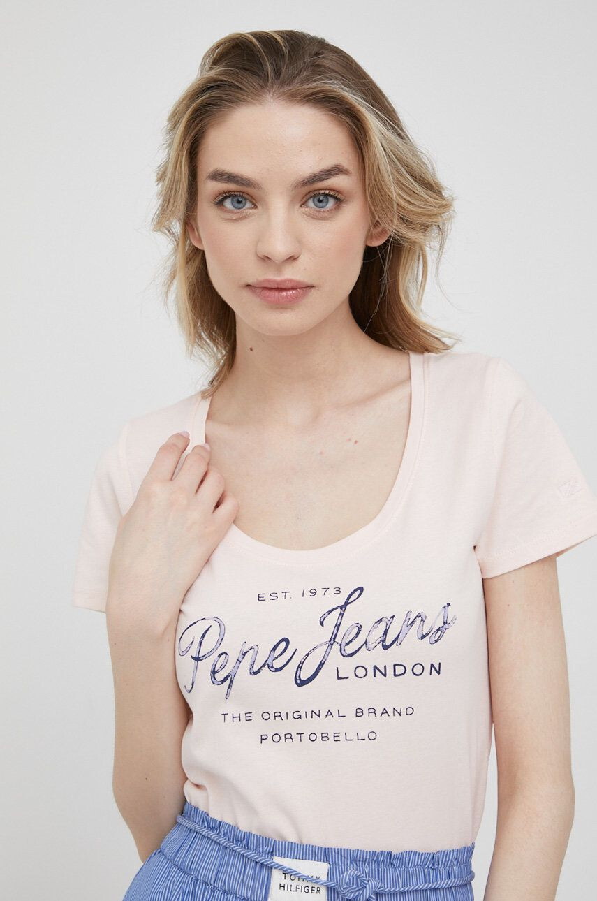 Pepe Jeans Bombažen t-shirt Baia - Pepit.si