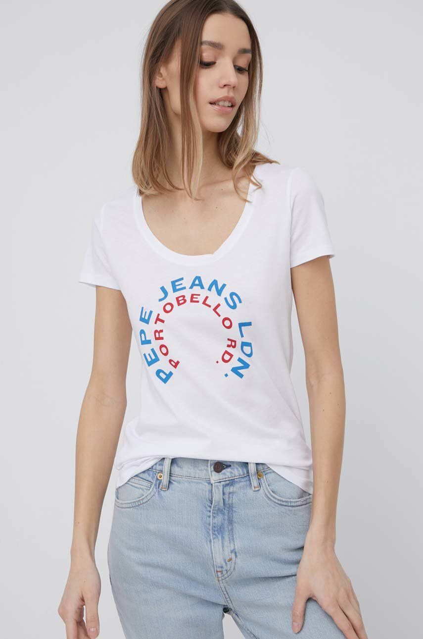 Pepe Jeans Bombažen t-shirt Cammie - Pepit.si