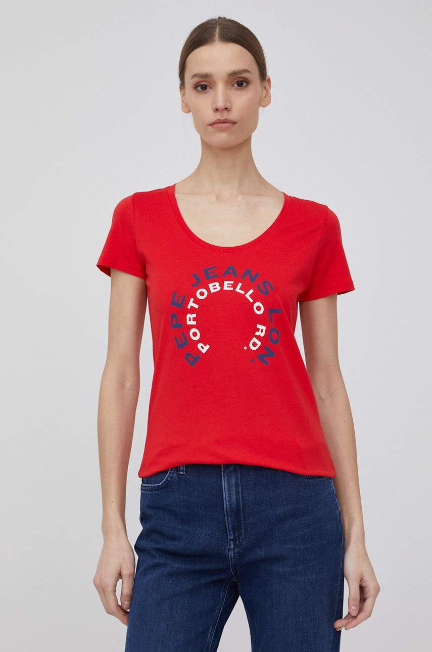 Pepe Jeans Bombažen t-shirt Cammie - Pepit.si