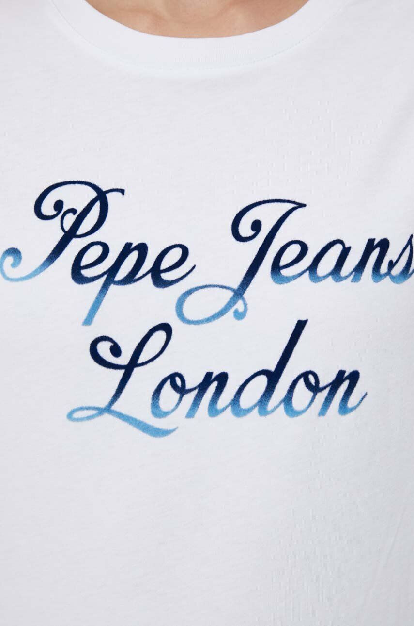 Pepe Jeans Bombažna kratka majica Mara - Pepit.si