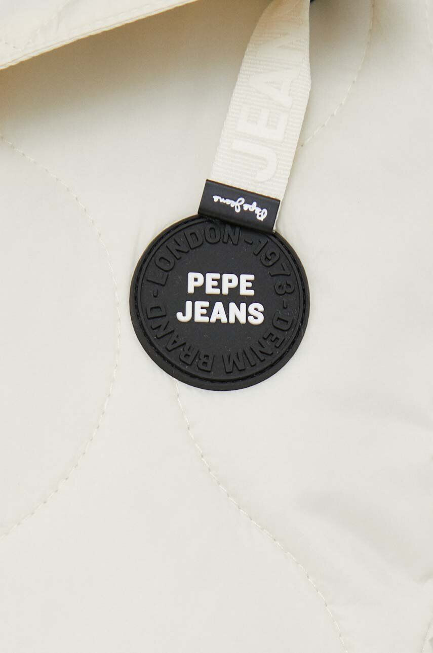 Pepe Jeans Brezrokavnik Nina ženski bež barva - Pepit.si